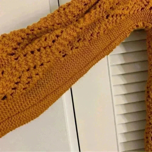 Vintage One Size Grunge Chunky Cable Knit Sweater Dress - Picture 2 of 4